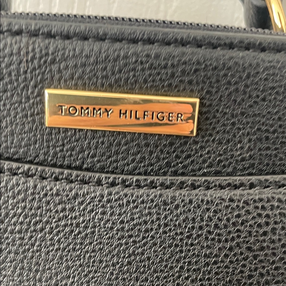 Tommy Hilfiger Black Bag with Gold Details